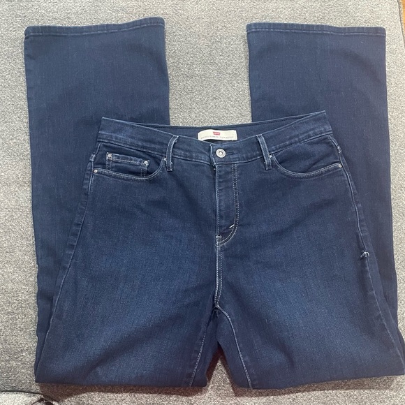 Levi's Women's Boot Cut Jeans - Dark Blue - Picture 3 of 11